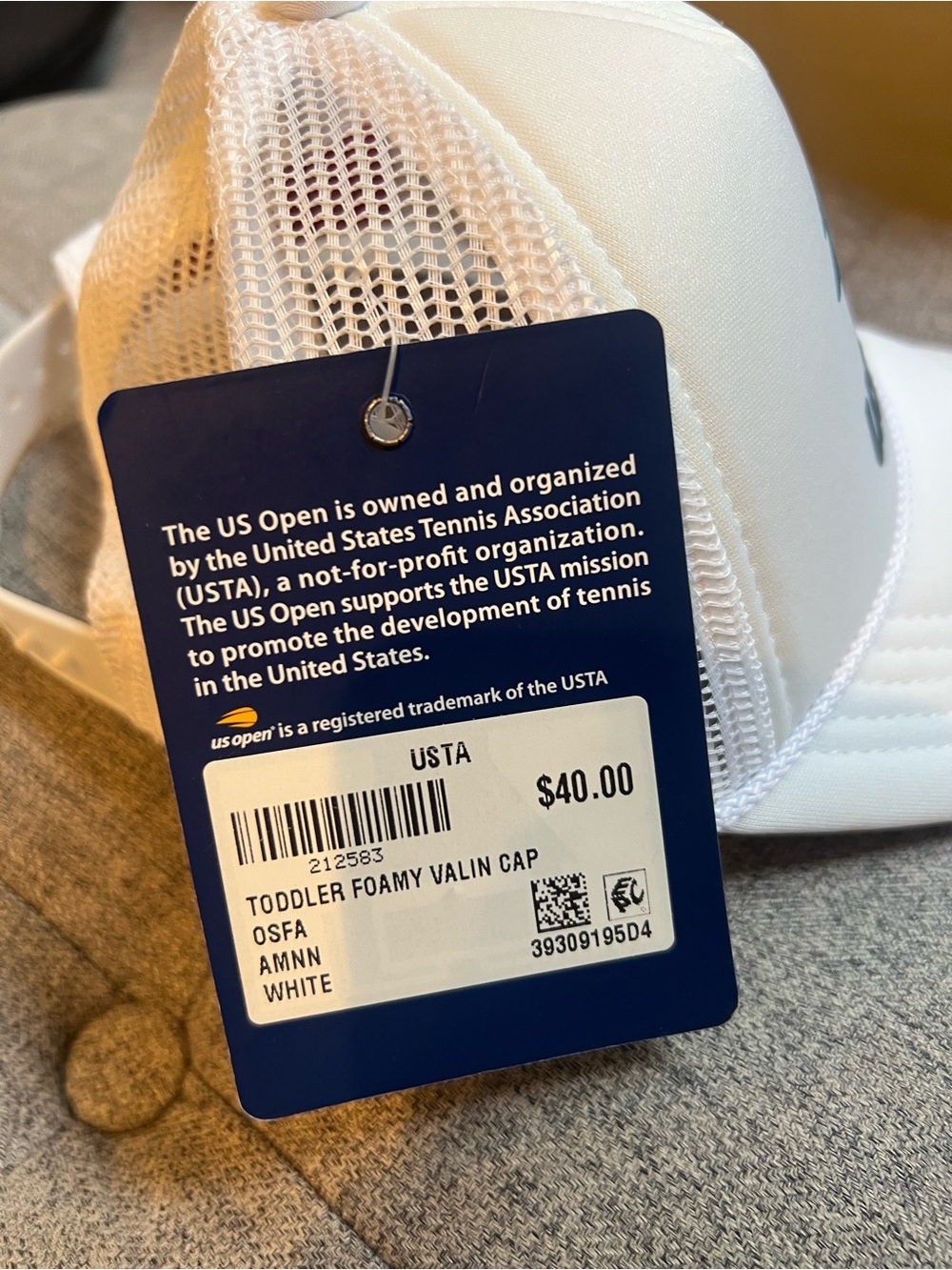 Toddler US Open hat - Picture 3 of 3